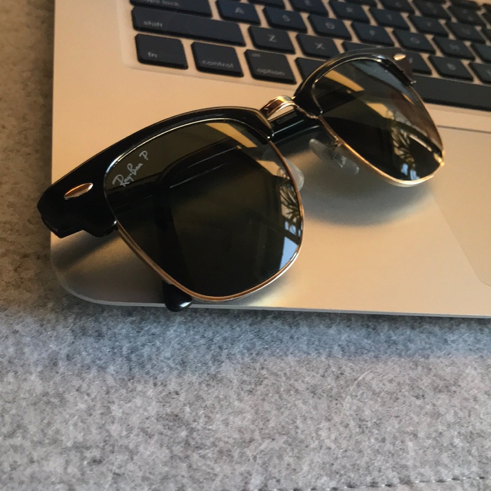 Polarized Ray-Ban Clubmaster Sunglasses